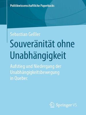 cover image of Souveränität ohne Unabhängigkeit